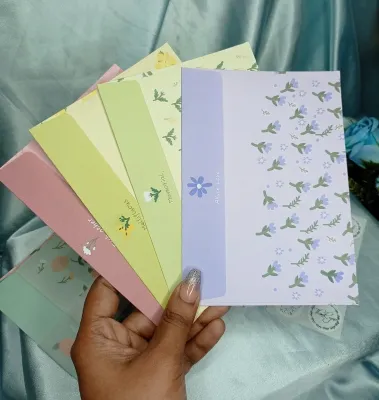 8 Pcs Floral Patterns Letter Envelope